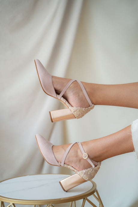 Zapatos de novia chanel rosa modelo olivia, zapatos de novia de Miss Honolulu
